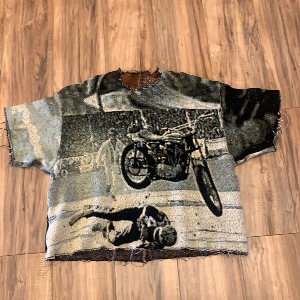 Evel knievel tapestry shirt